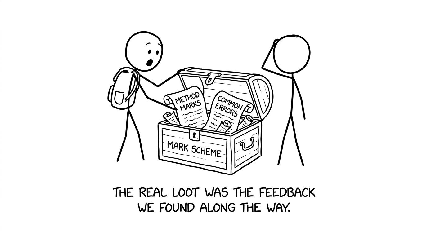 Mark scheme treasure chest