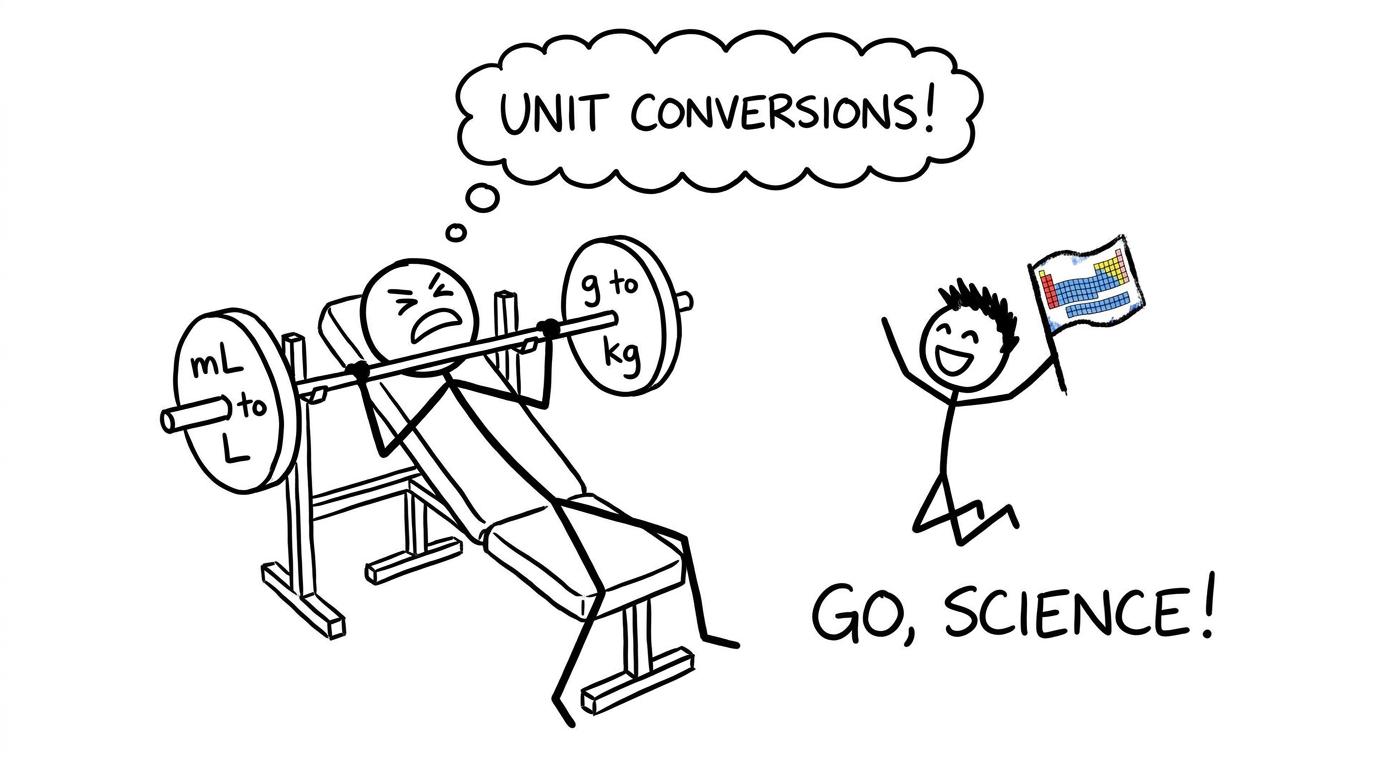 Unit conversions as a workout