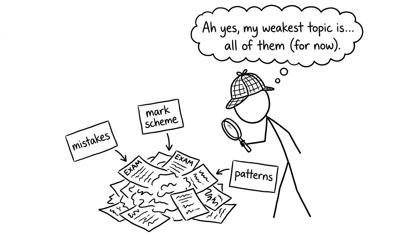 A detective searching for patterns in mistakes