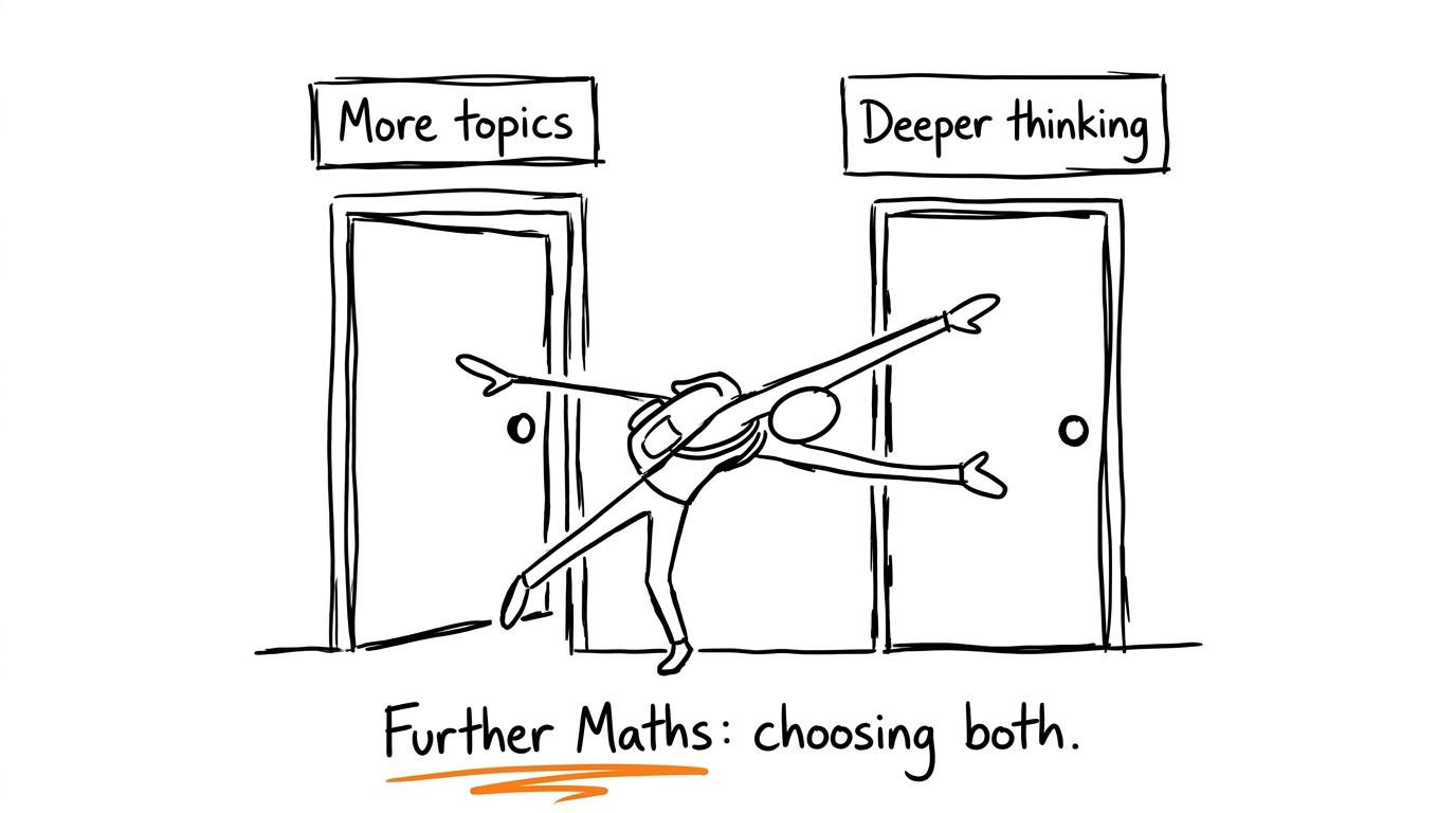 A student opens the doors to more topics and deeper thinking at the same time