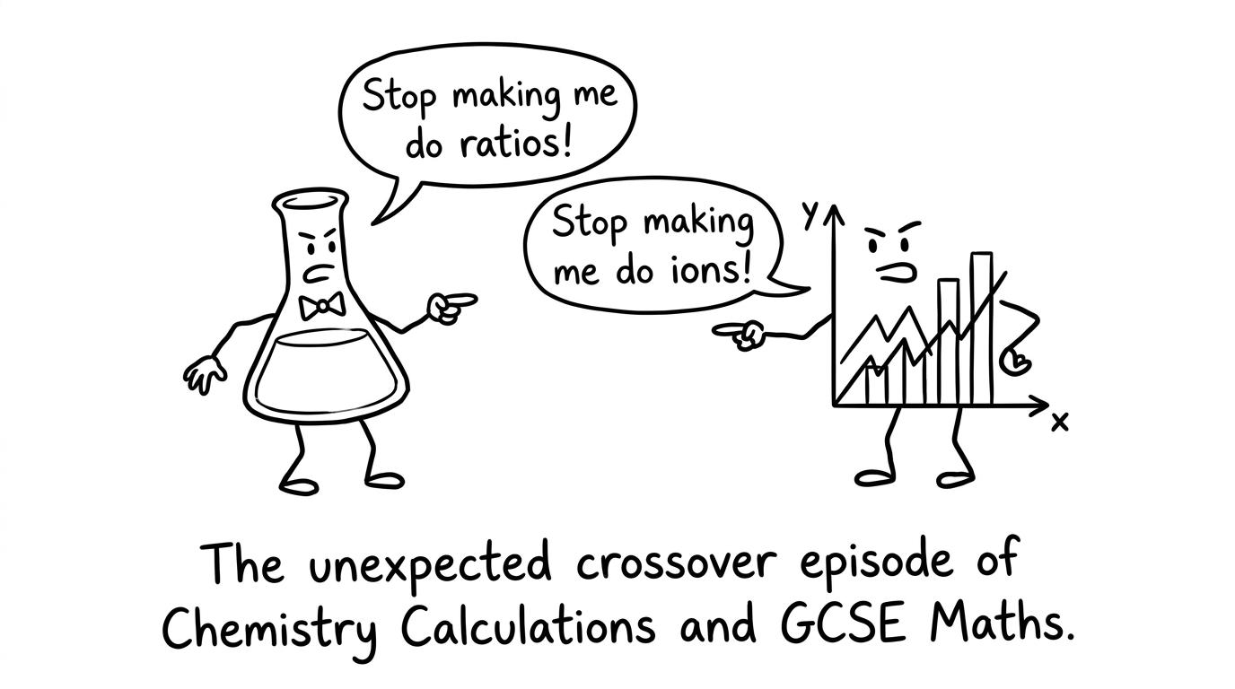 Beaker and graph arguing about doing each other’s jobs