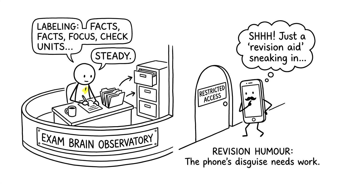 An alert observatory operator protects facts and focus from a disguised phone