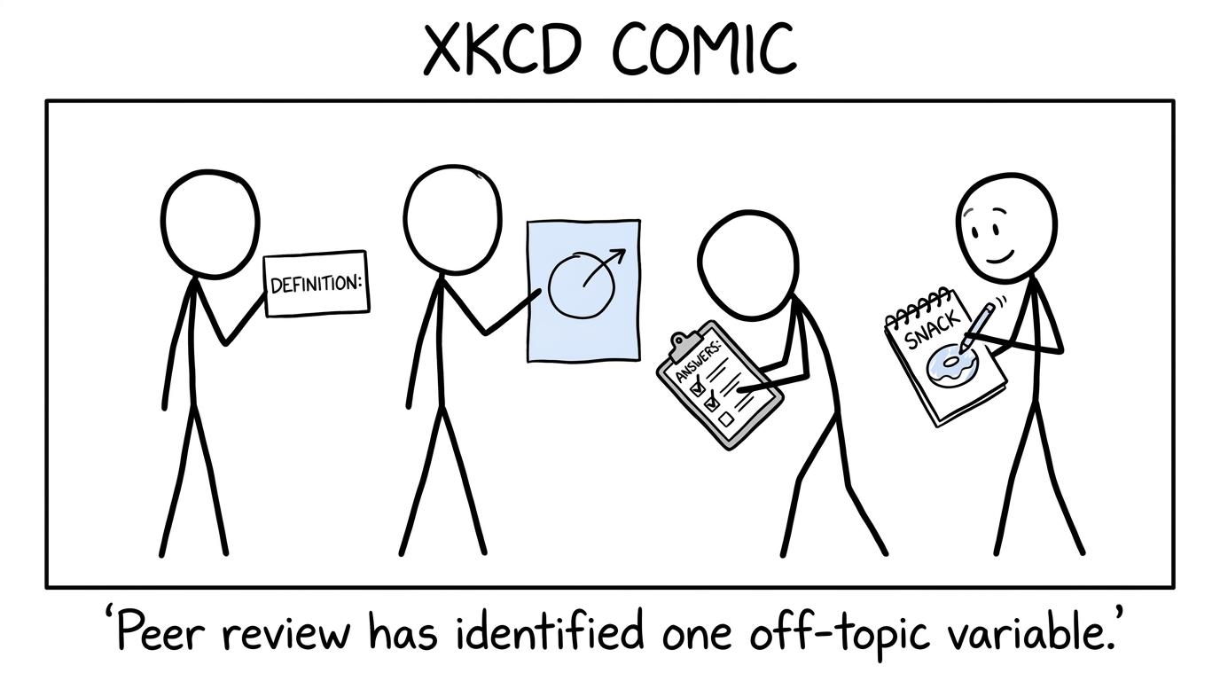 A revision group discovers an unexpected off-topic variable