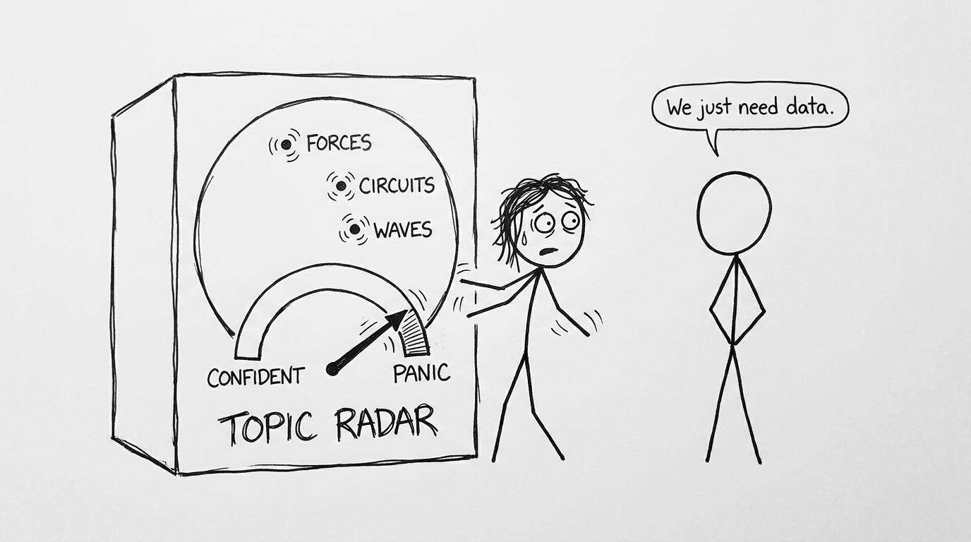 Topic radar machine dial