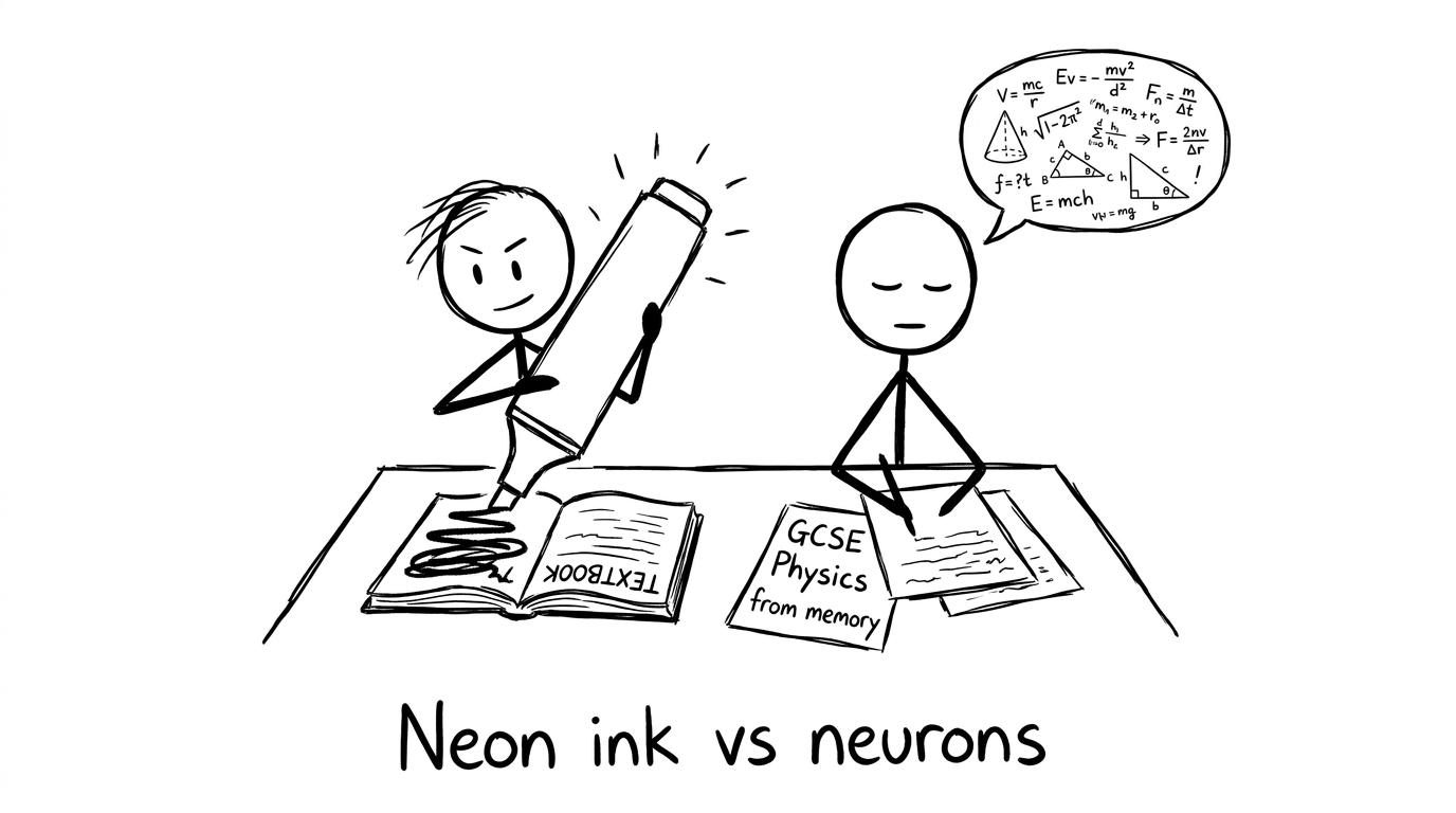 Neon highlighter vs neurons