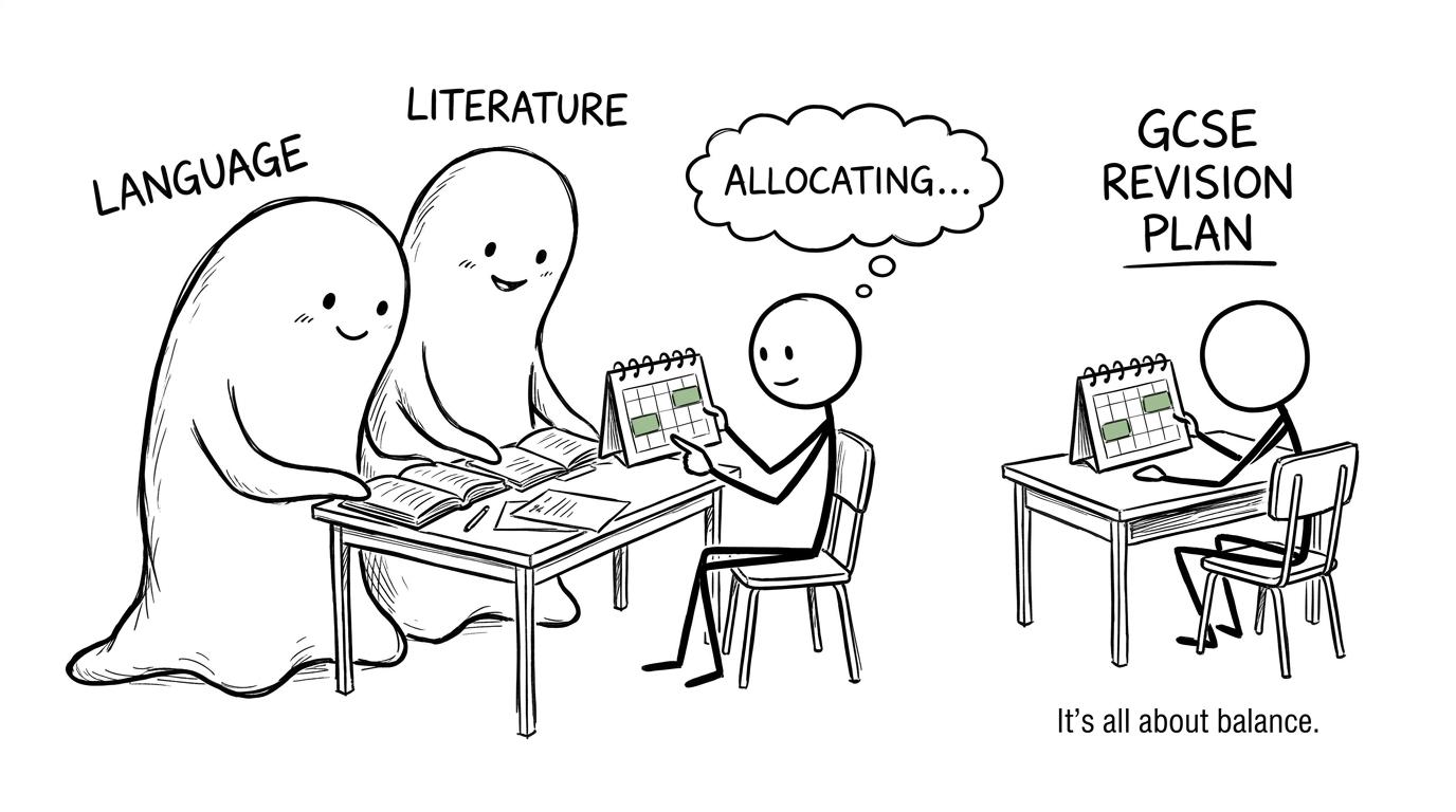 A student gives Language and Literature their own calendar spaces