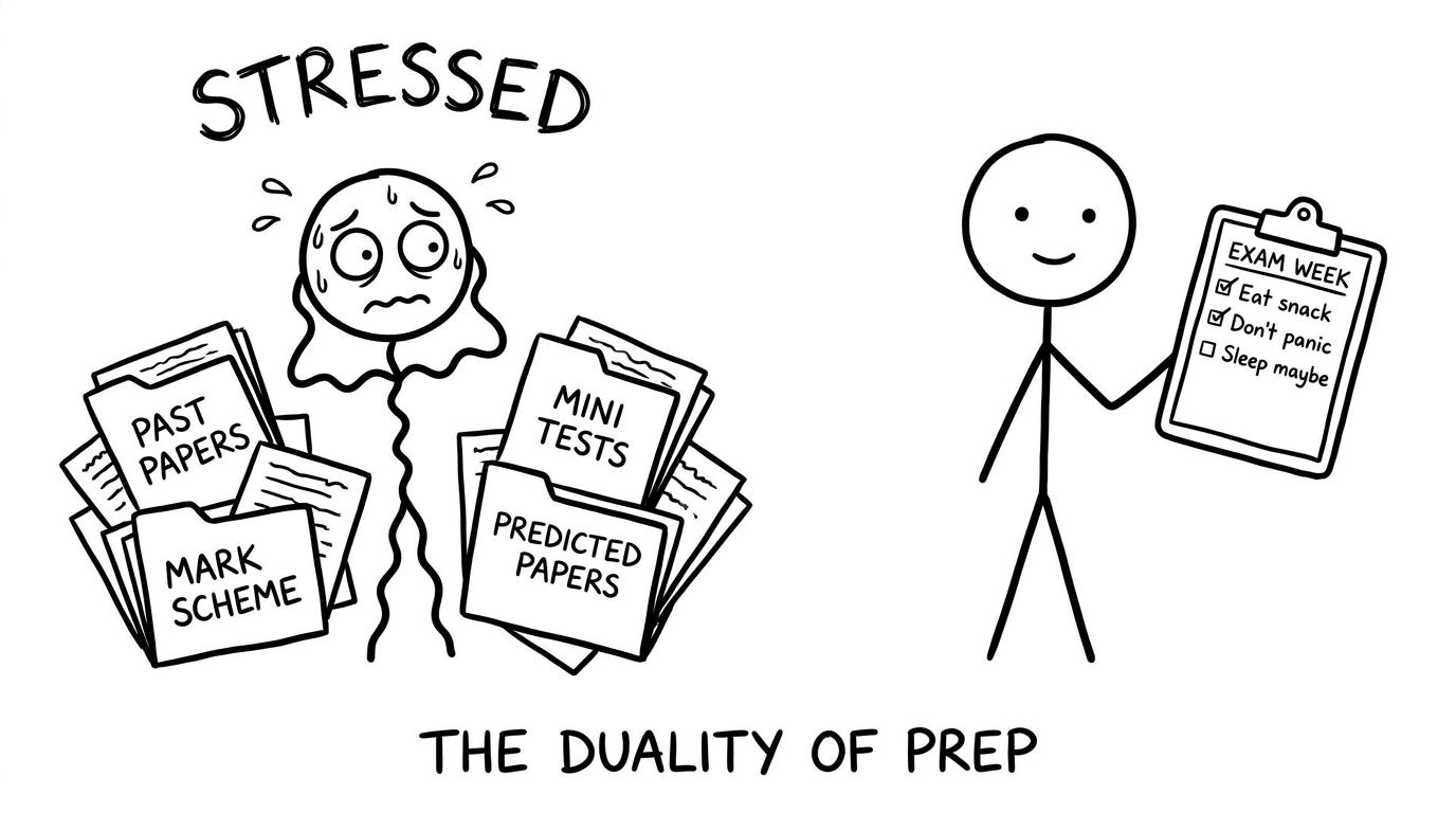 A calm exam-week checklist friend