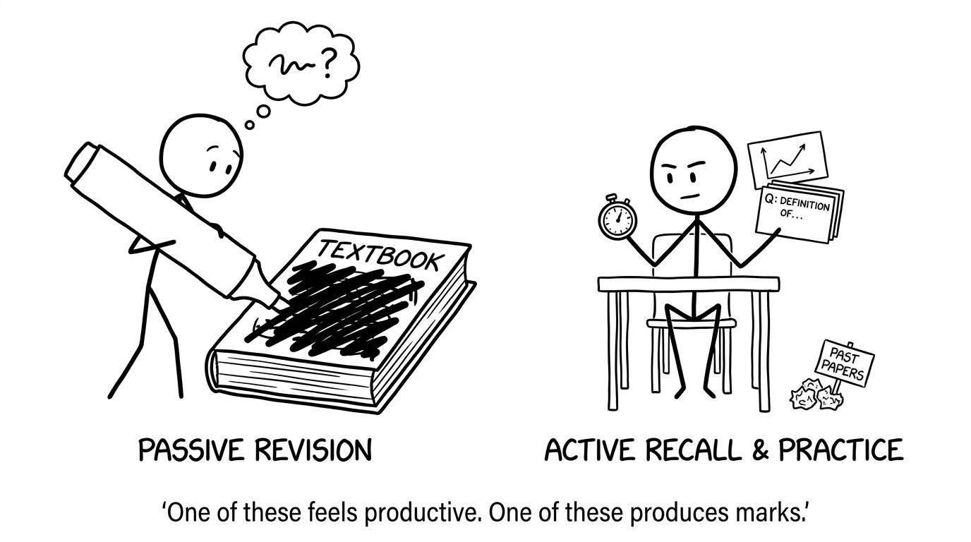 Passive vs active revision