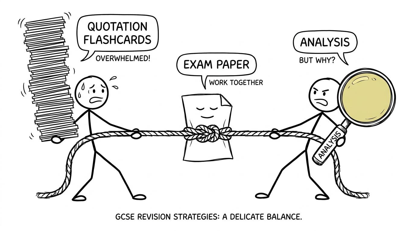 Quotation flashcards and analysis learn to pull in the same direction