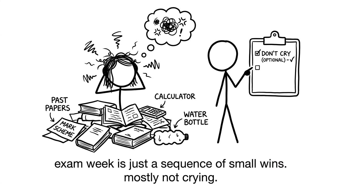 A calm checklist beats panic cramming