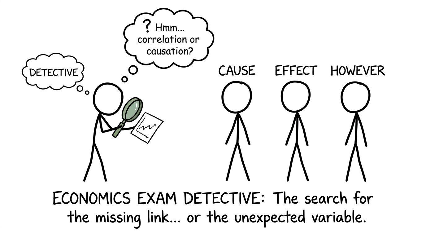 A student detective investigates cause, effect and however