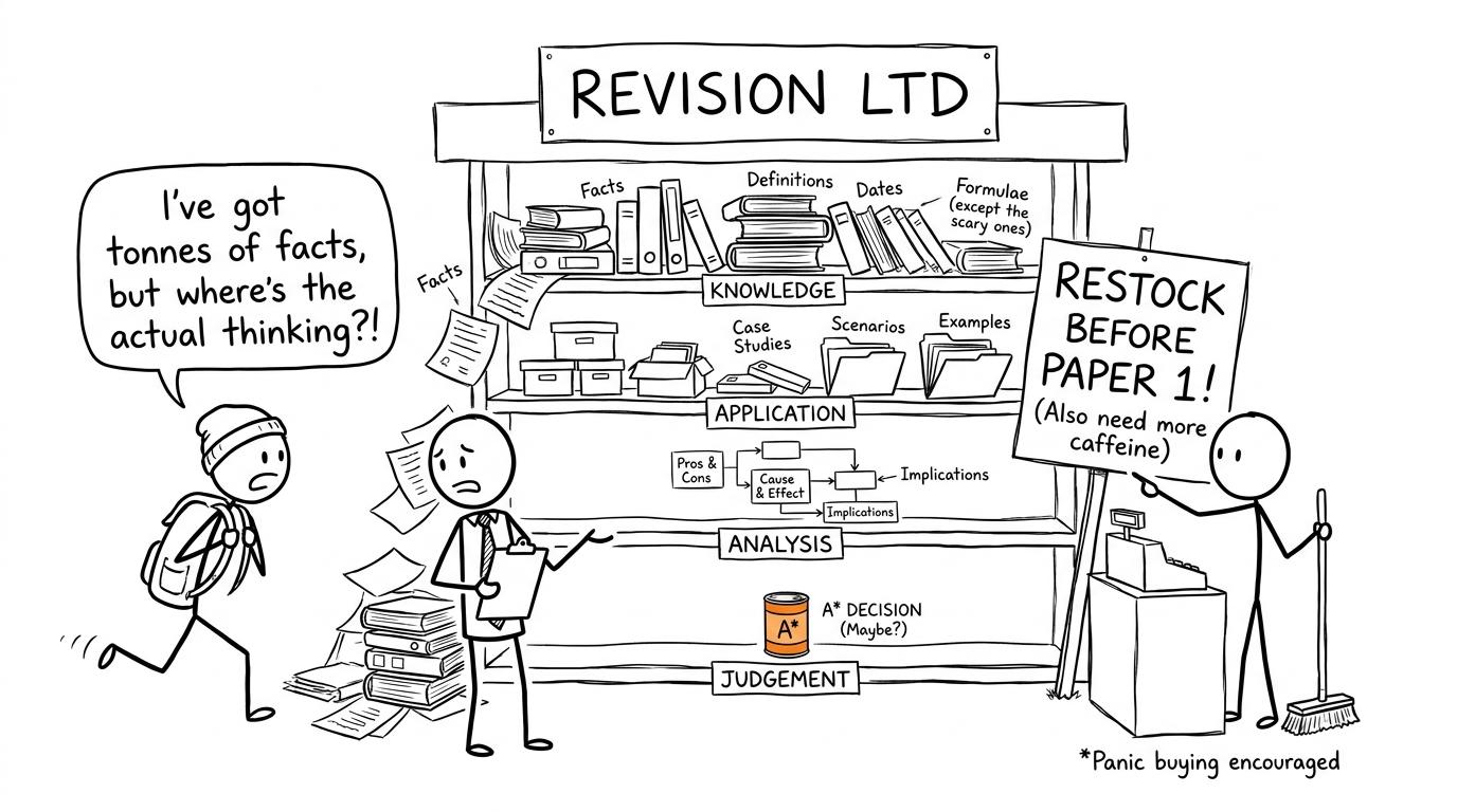 Revision Ltd discovers that its judgement shelf needs restocking