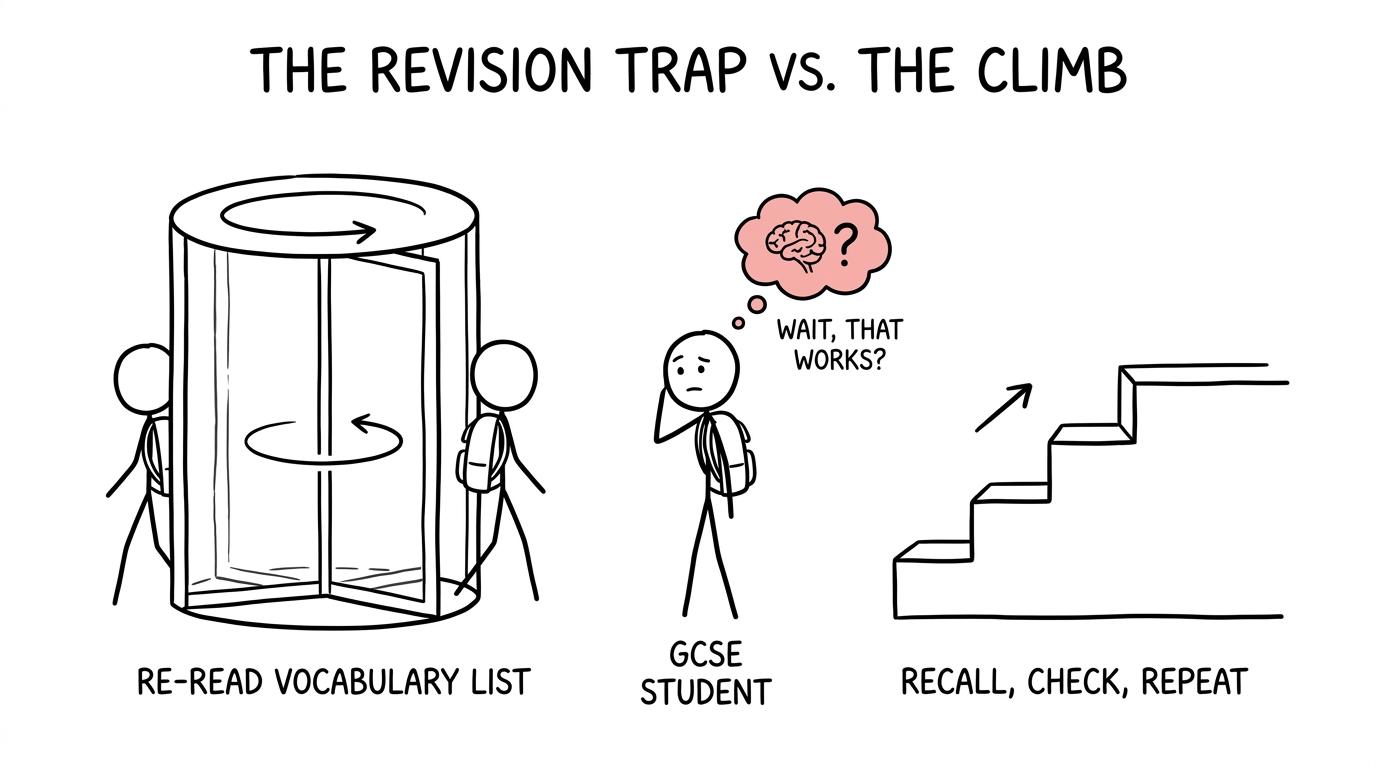 A revision staircase beats a revolving door