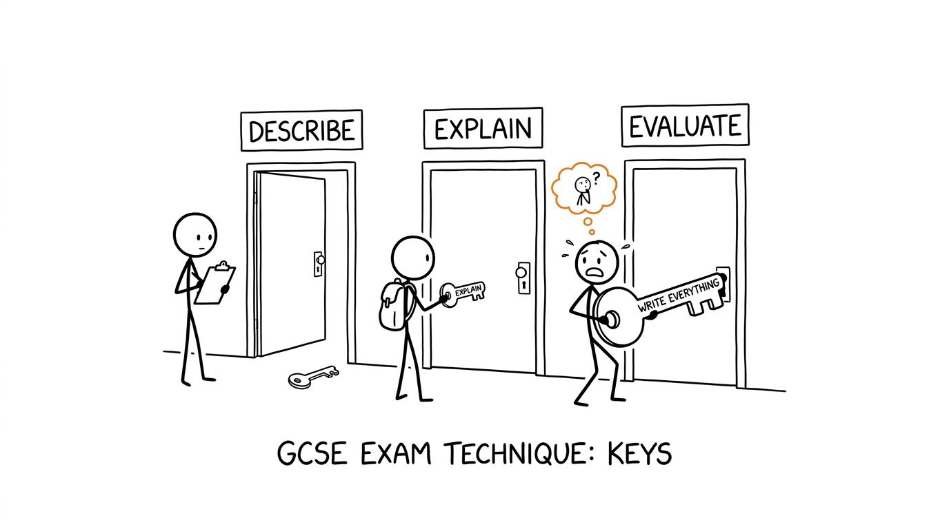 An examiner's command-word doors being opened with the correct key