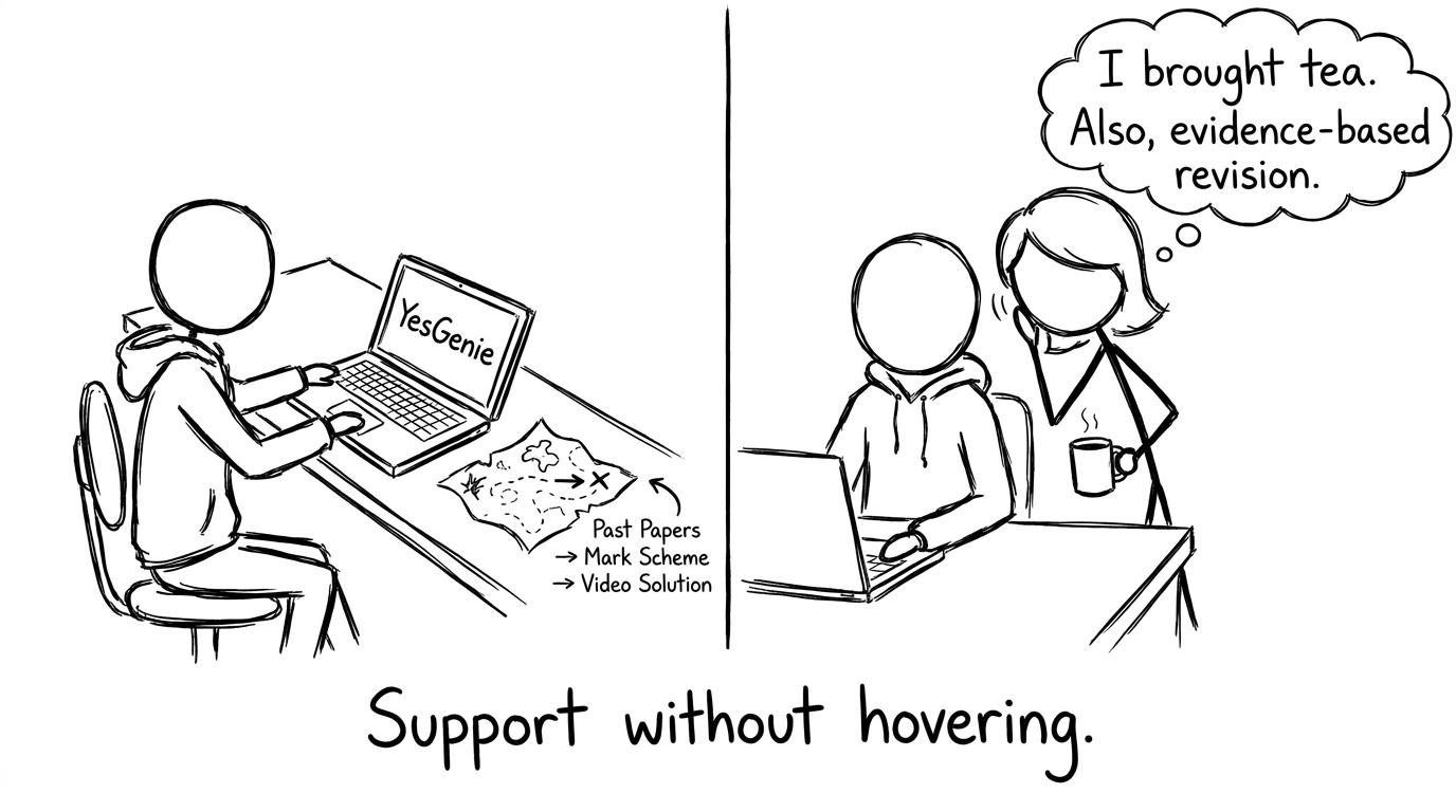 Support without hovering with YesGenie