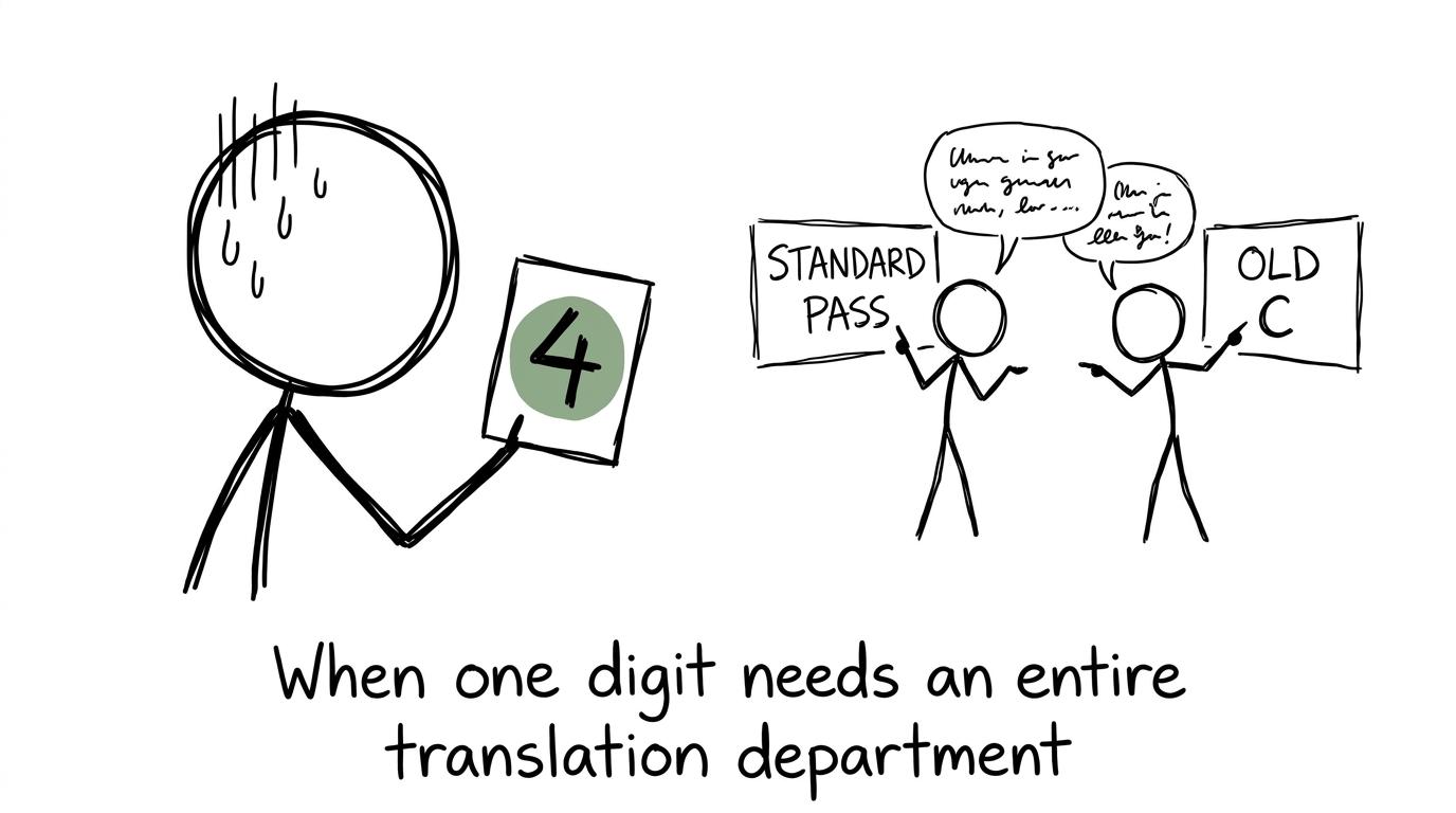 A student discovers that one GCSE grade needs a translation department