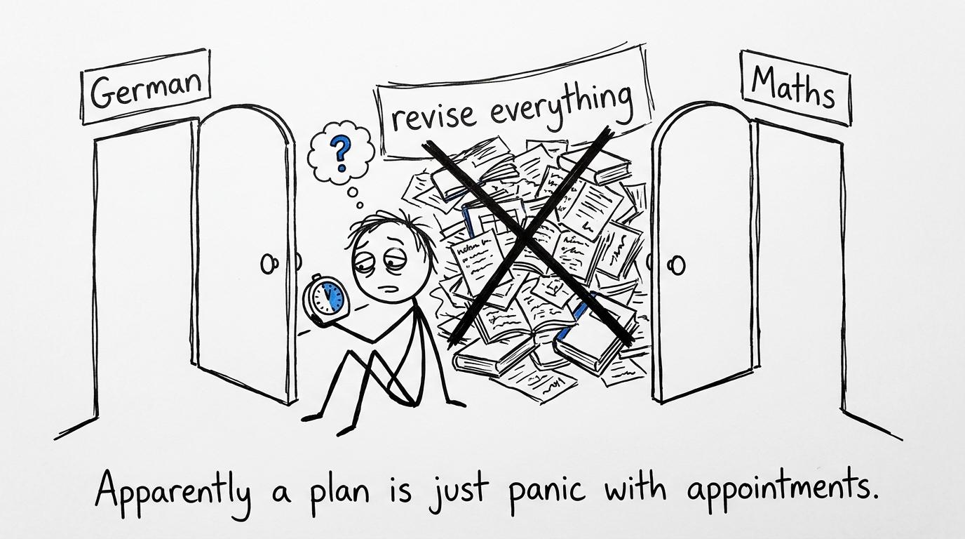 A student turns revision panic into a plan