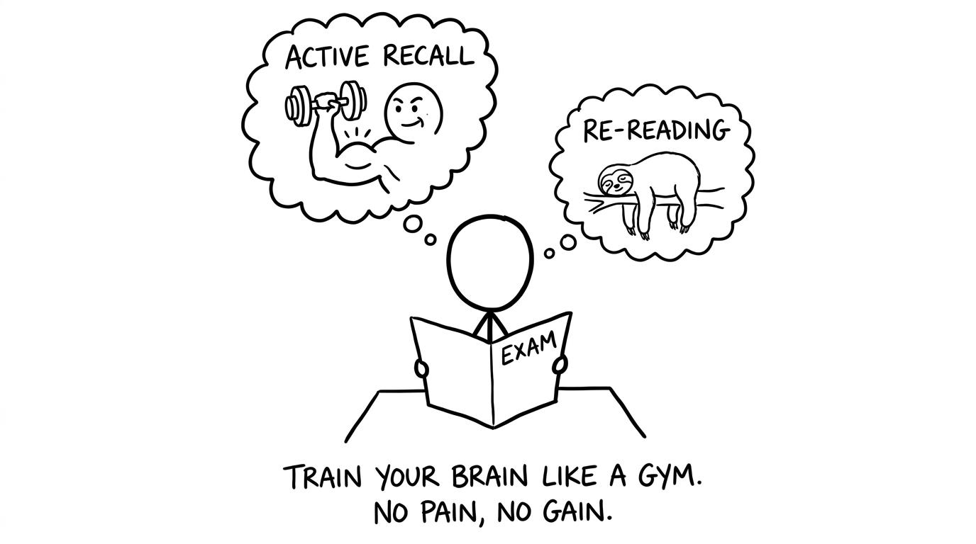 Active recall as a gym muscle