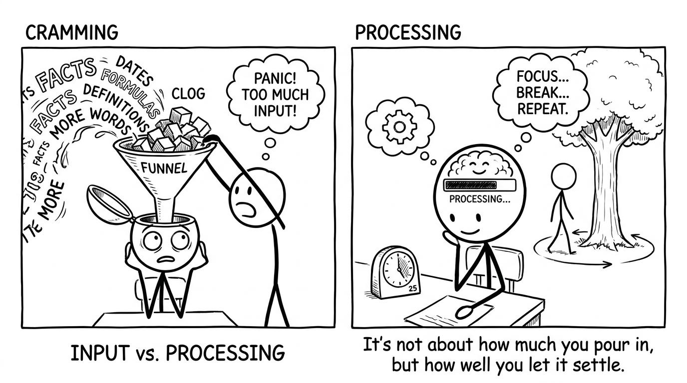 Input vs processing comic
