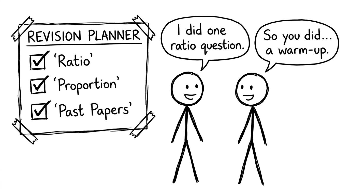 Revision planner humour