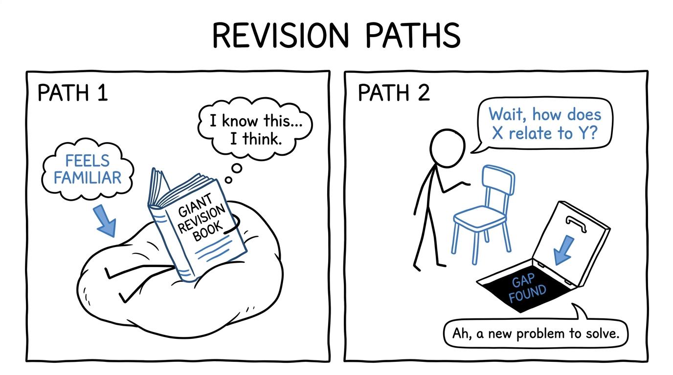 Quiet rereading meets the trapdoor of a missing explanation