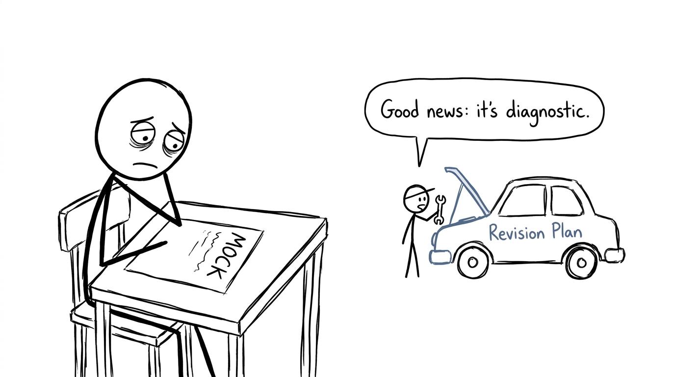 A disappointing mock paper being treated as useful diagnostic information