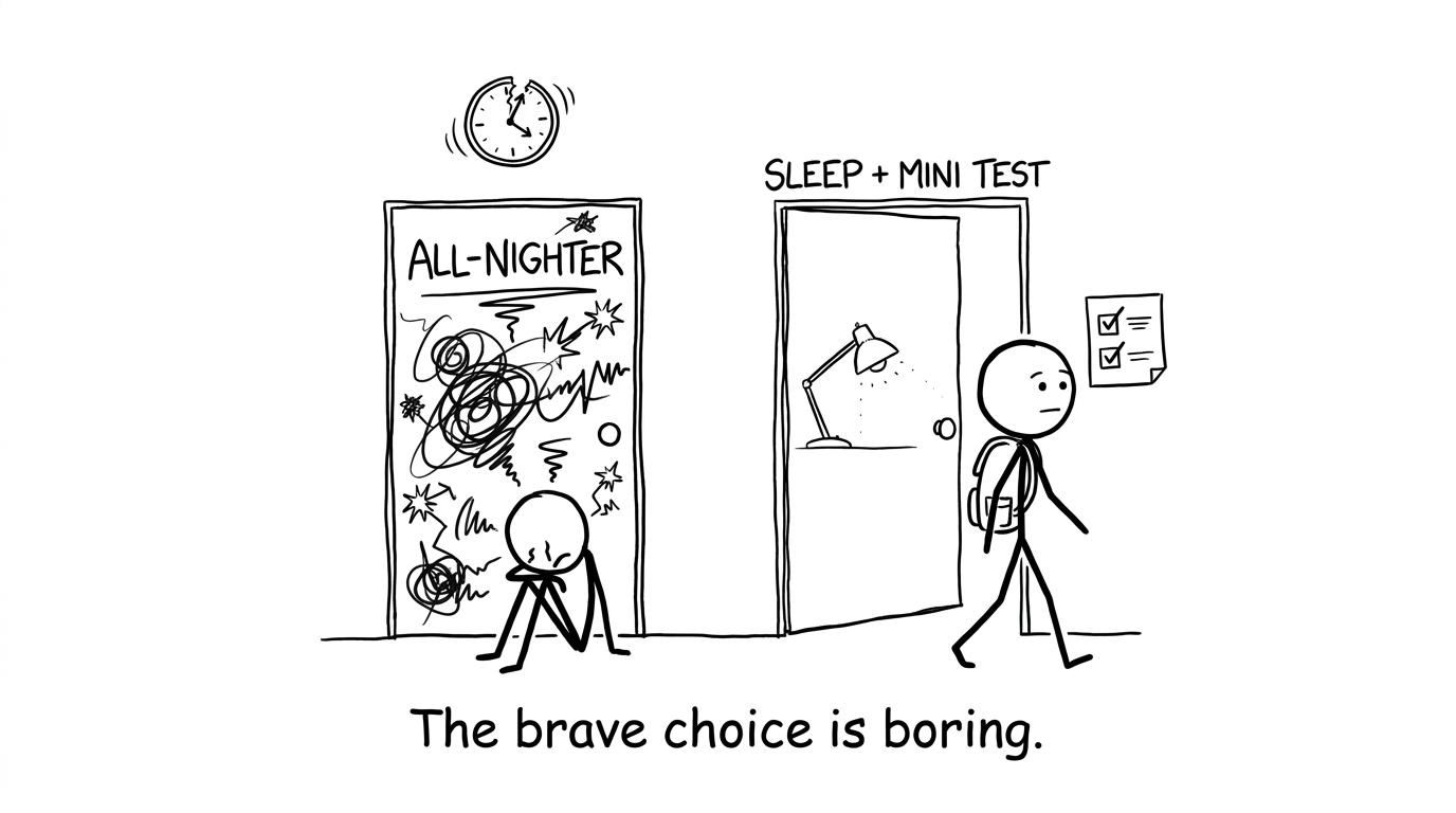 The brave choice is boring.