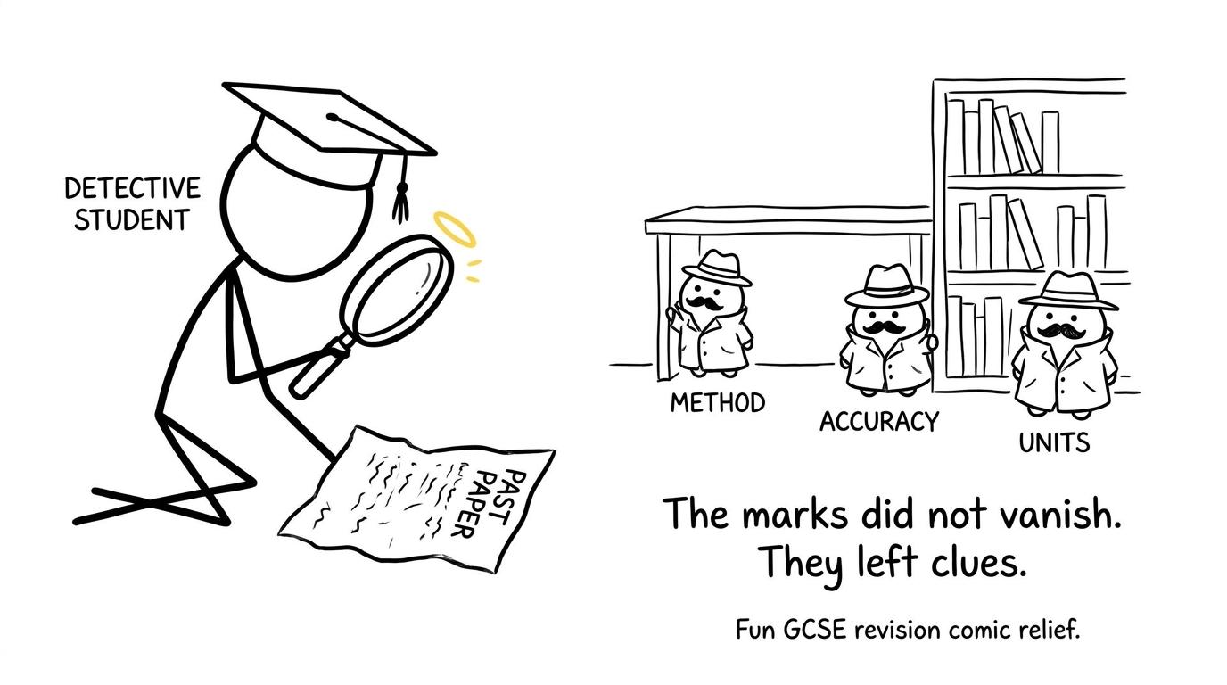 A revision detective follows clues left by method, accuracy and unit mistakes