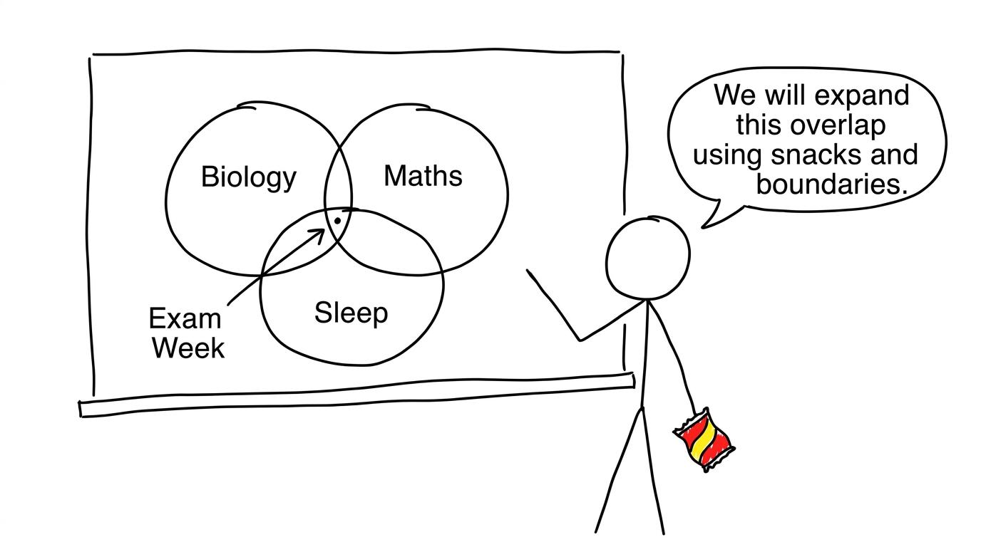 Tiny overlap: exam week