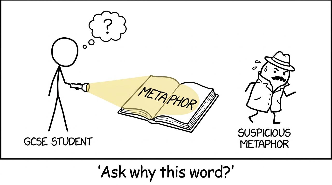 A literary detective investigating one suspicious word