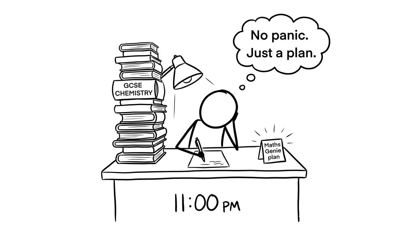 A calm night-before plan, not a panic spiral