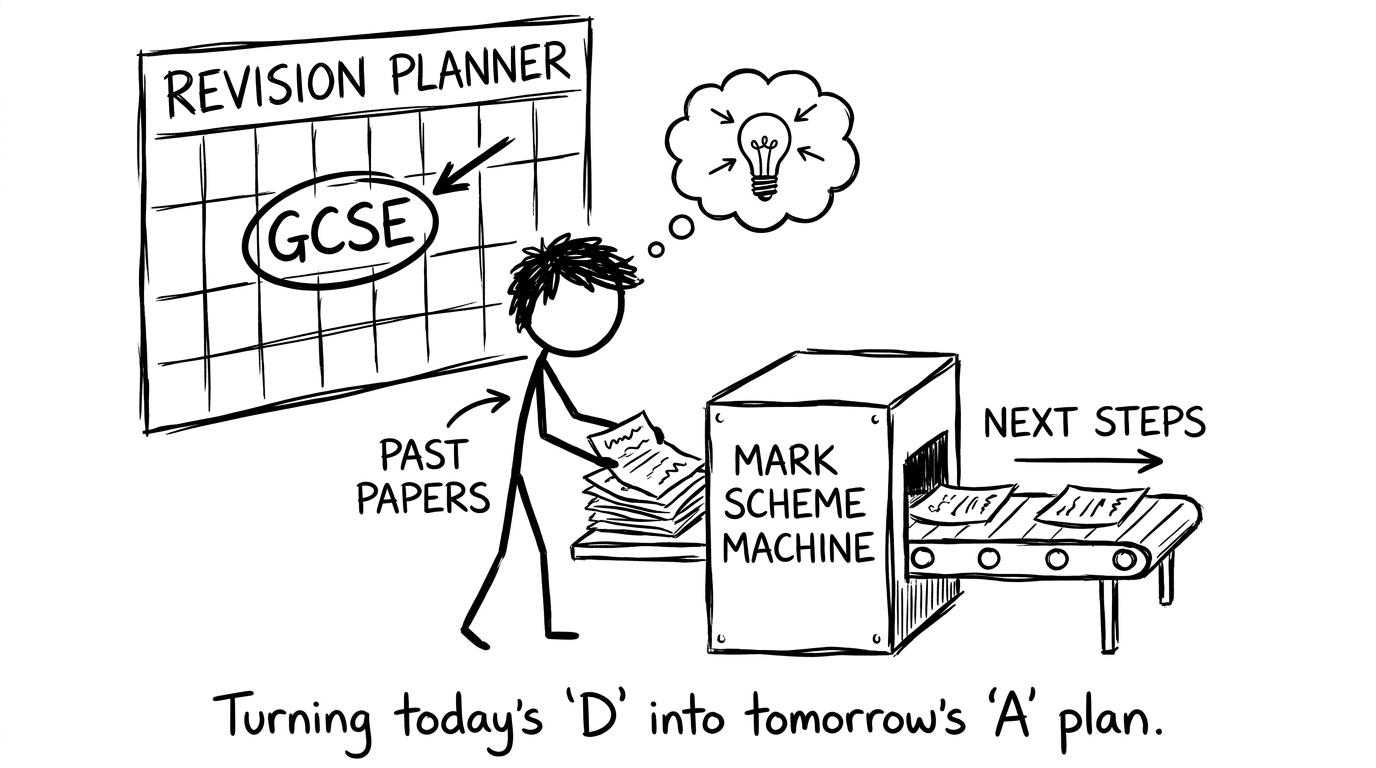 Revision planner turns past papers into next steps