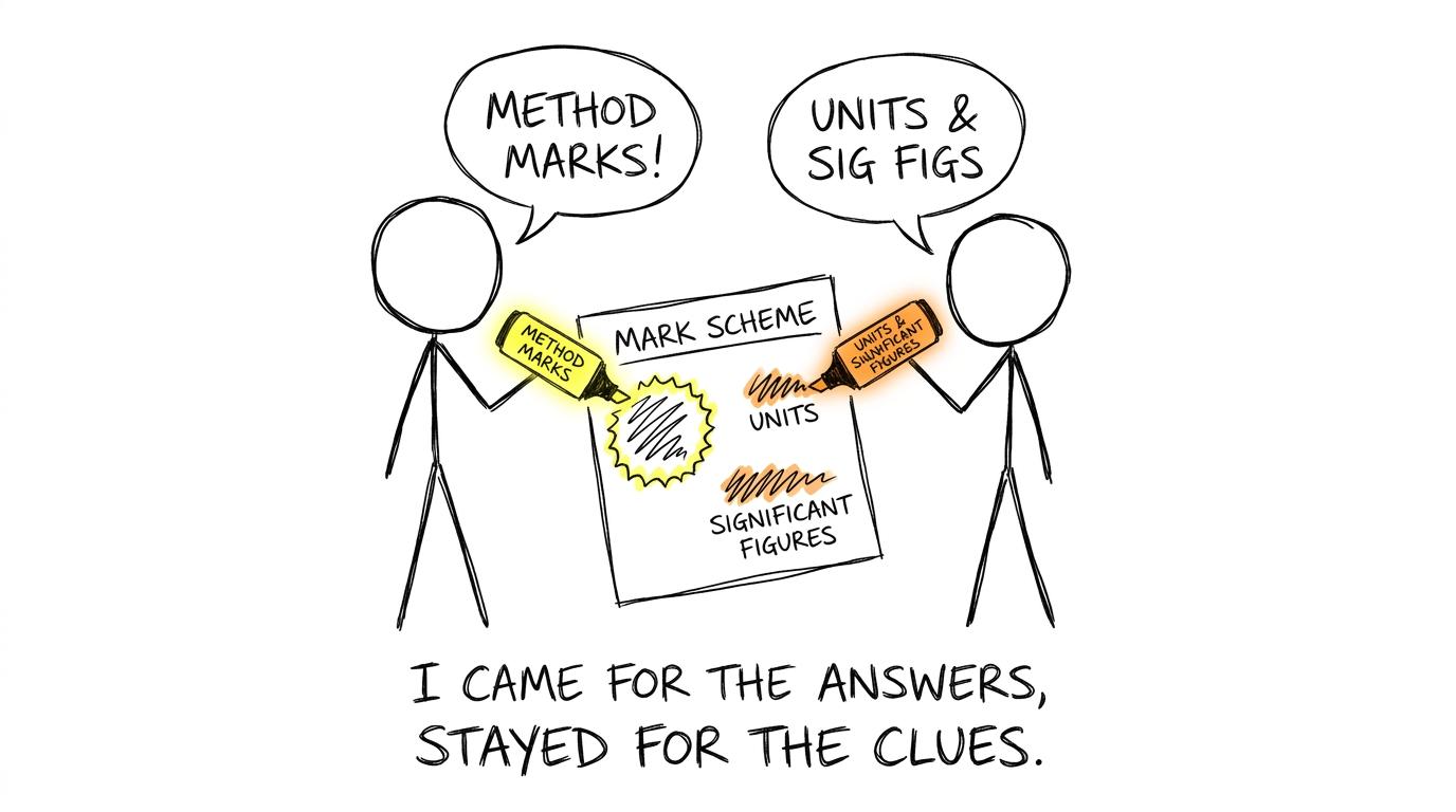Highlighting method marks and units