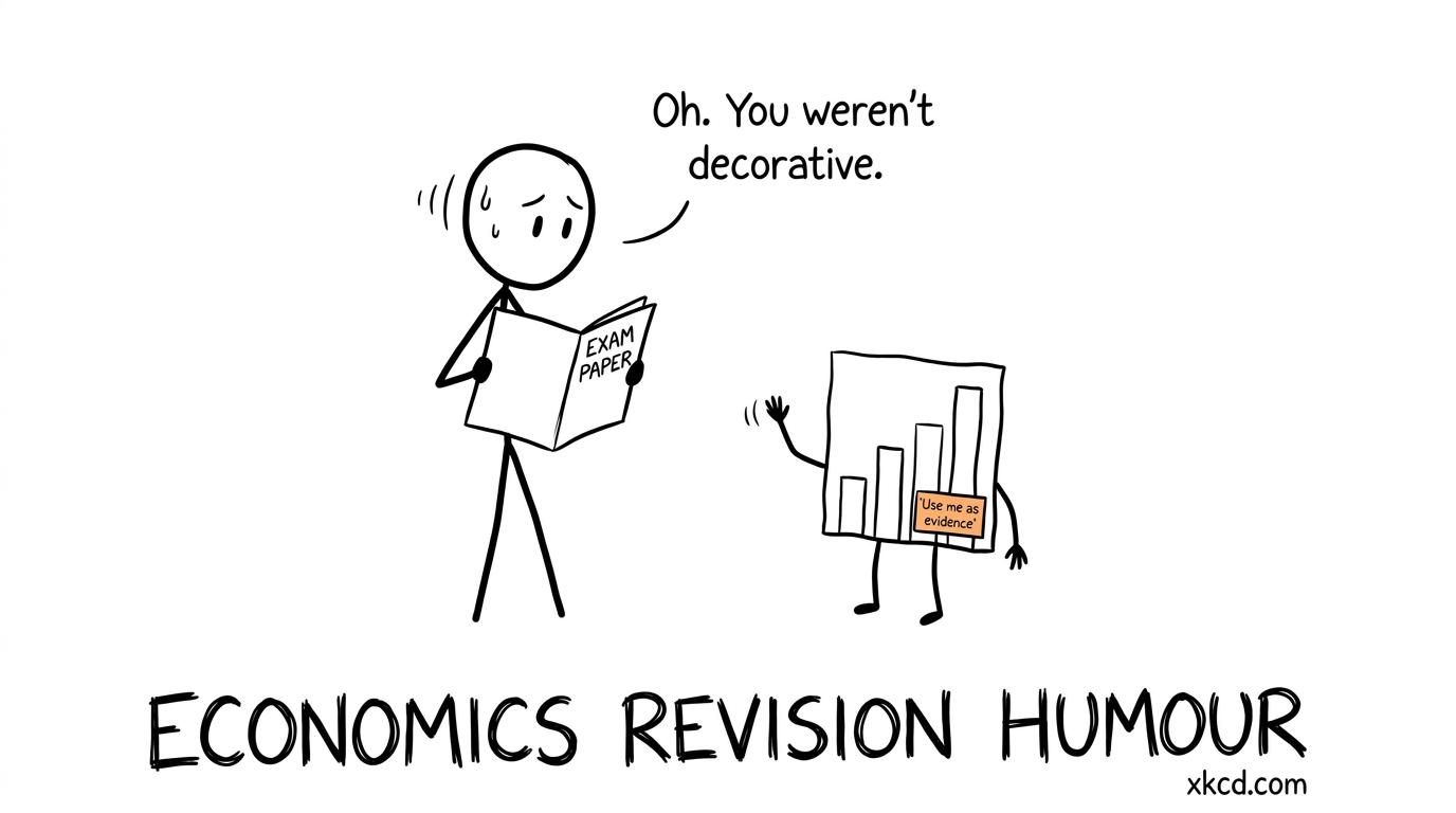 A student discovers that the data in an exam extract is evidence rather than decoration