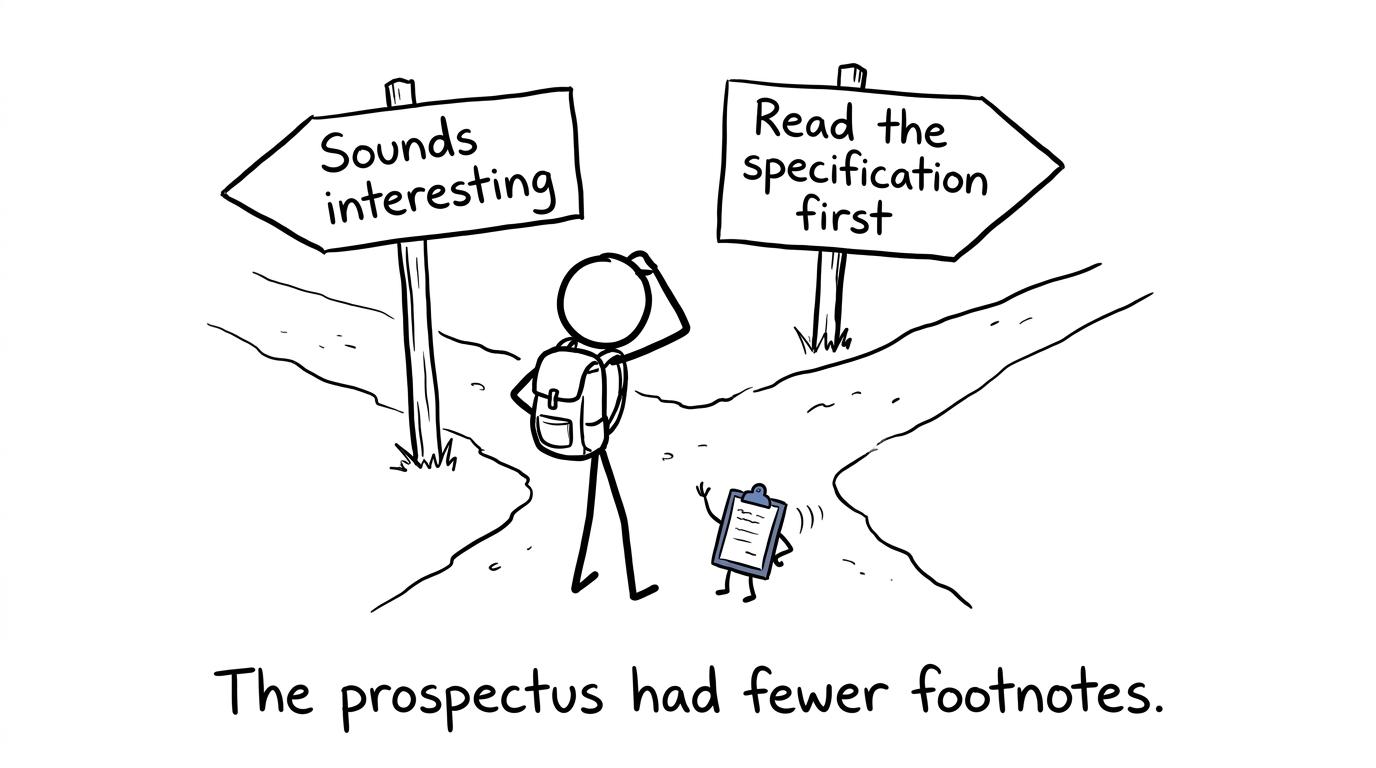 A student discovers that reading the specification matters at the GCSE options crossroads