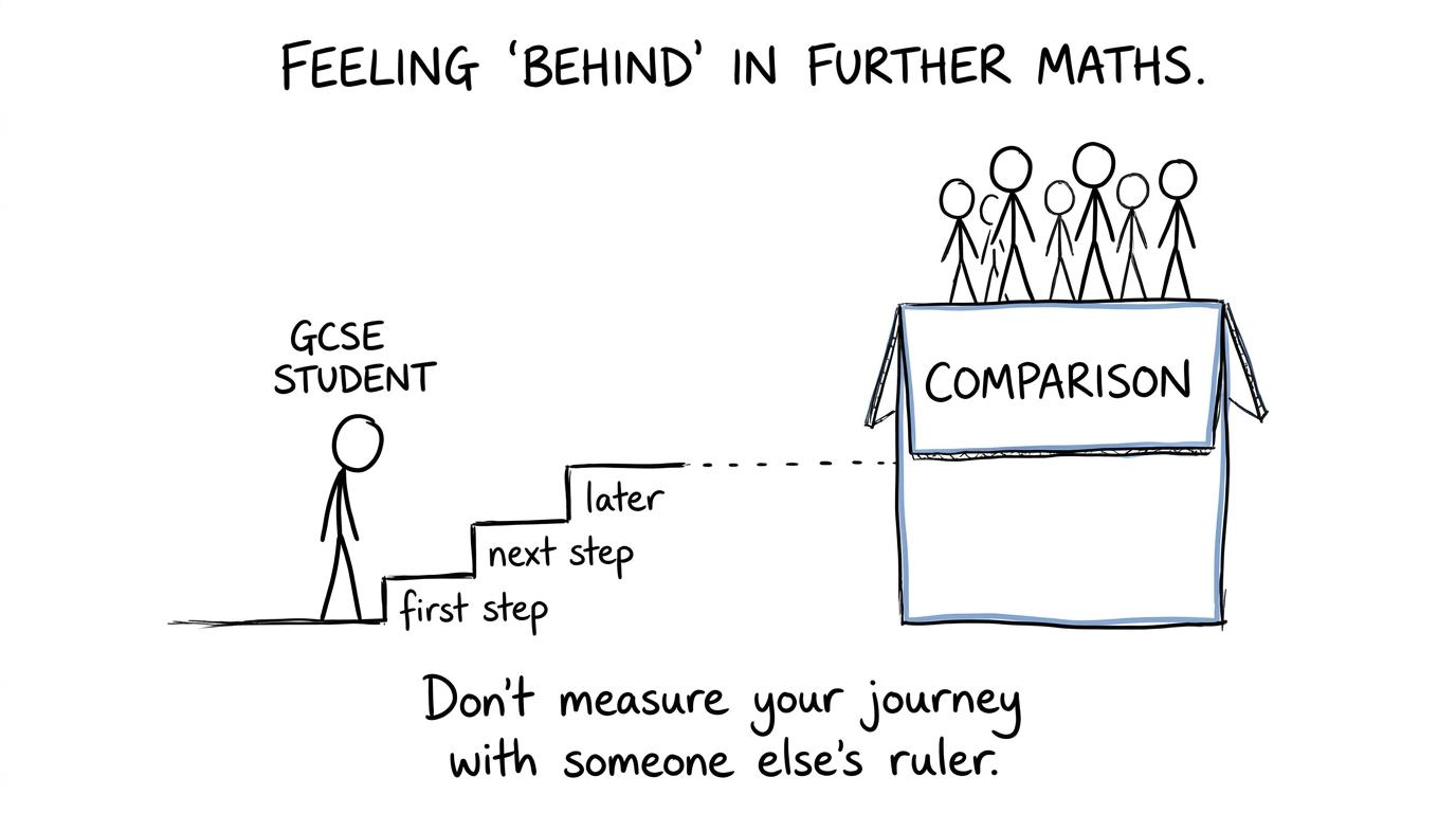 A student discovers that comparison is only a cardboard shortcut
