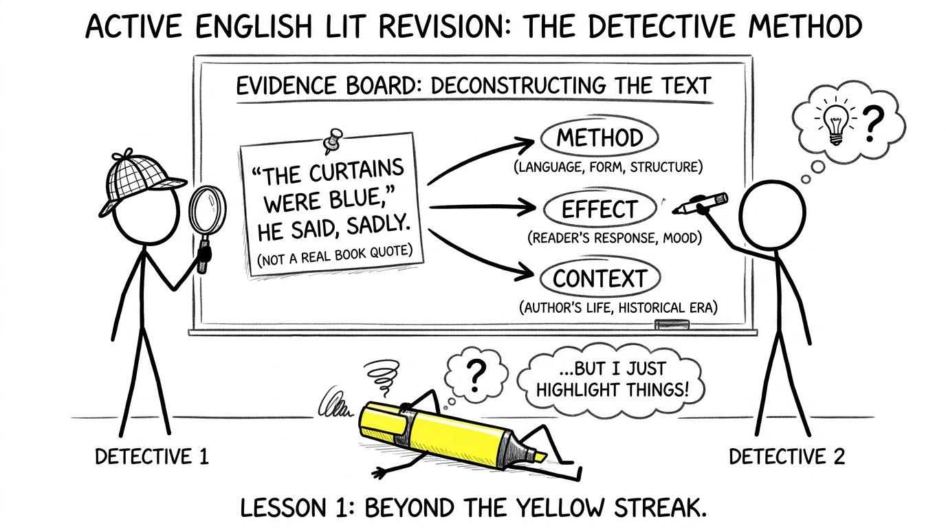 Revision detectives connect a quotation to method, effect and context