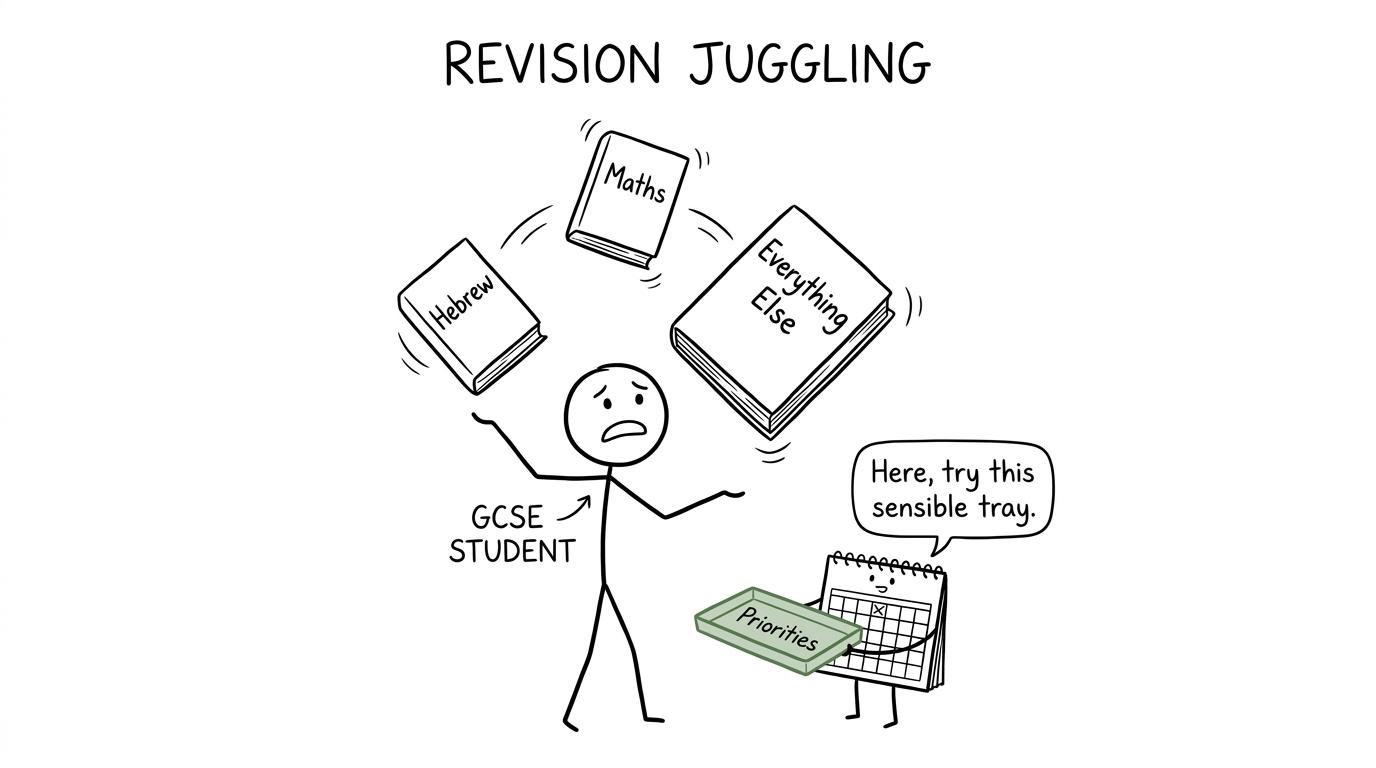 A student juggles Hebrew, maths and everything else