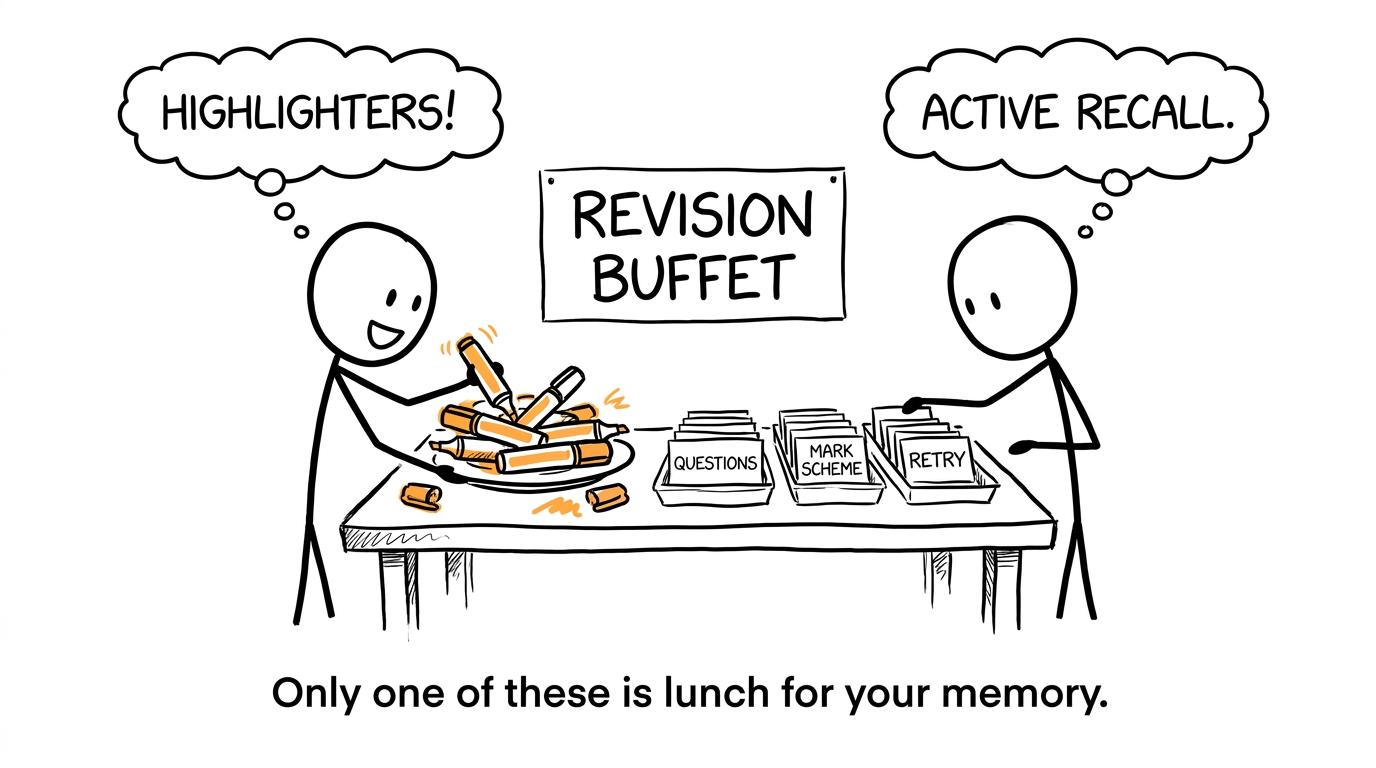 Revision choices at the memory buffet