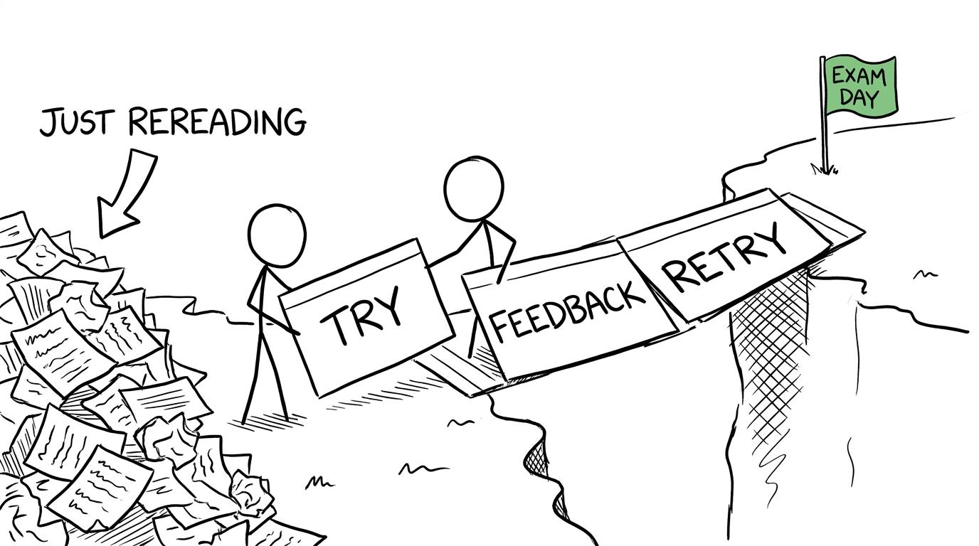Two siblings build a bridge from trying, feedback and retrying