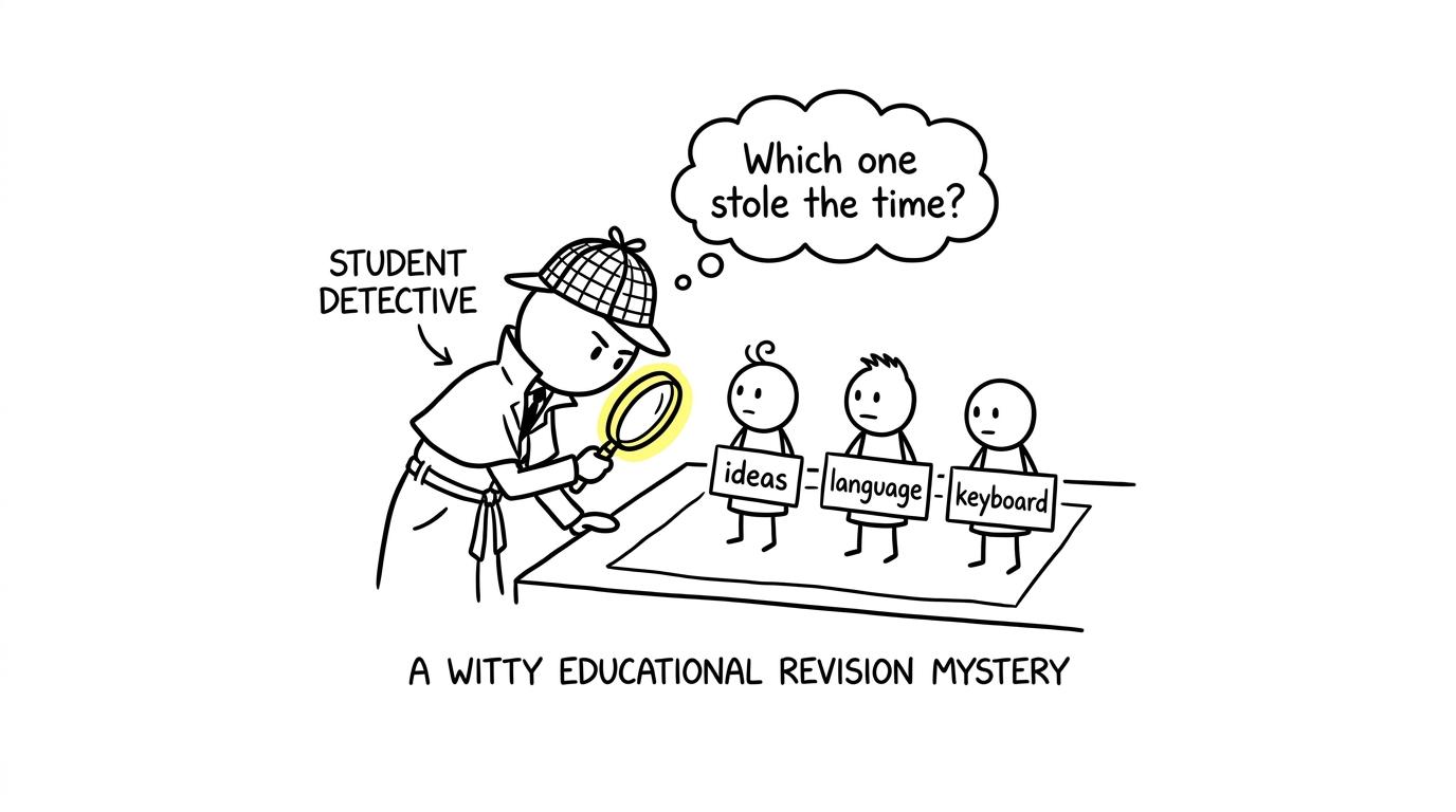A revision detective investigates what is stealing time