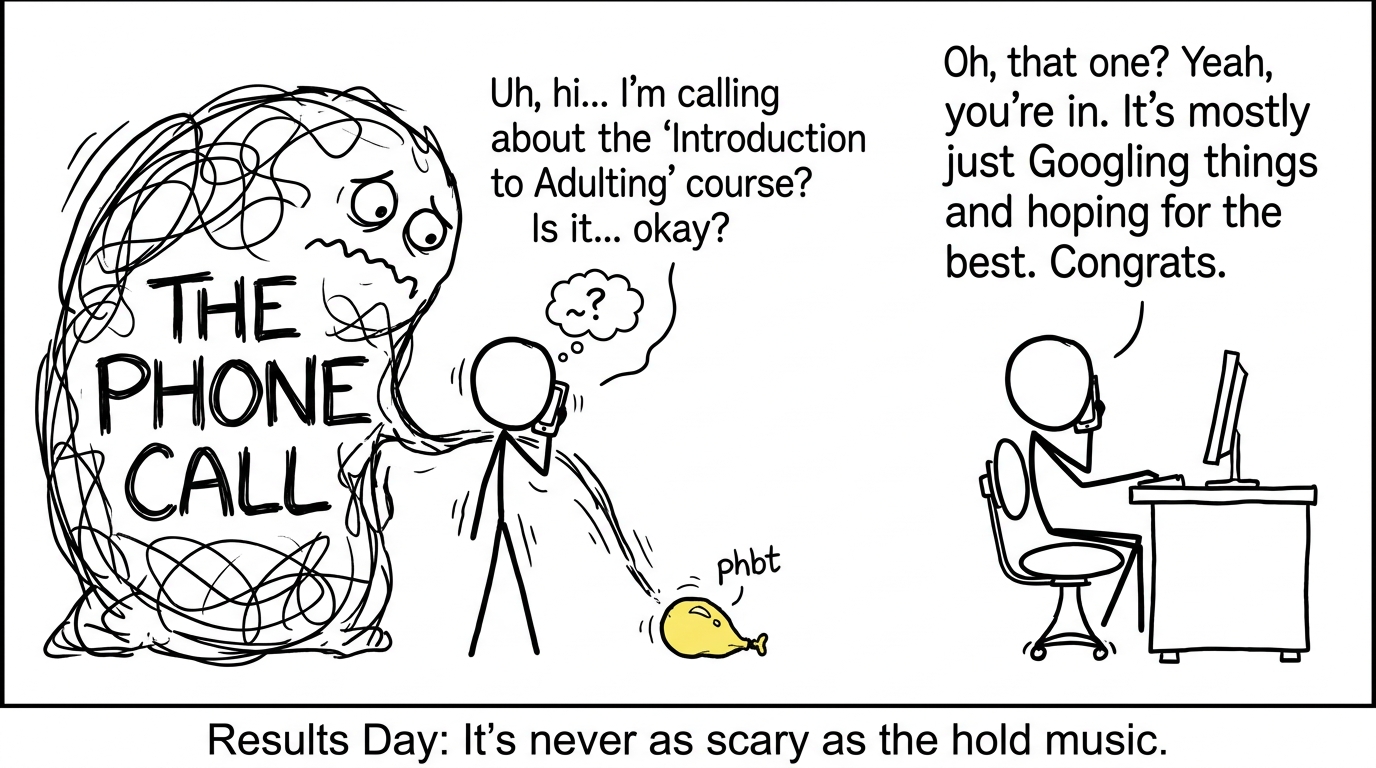 A frightening university phone call turning out to be a very small balloon