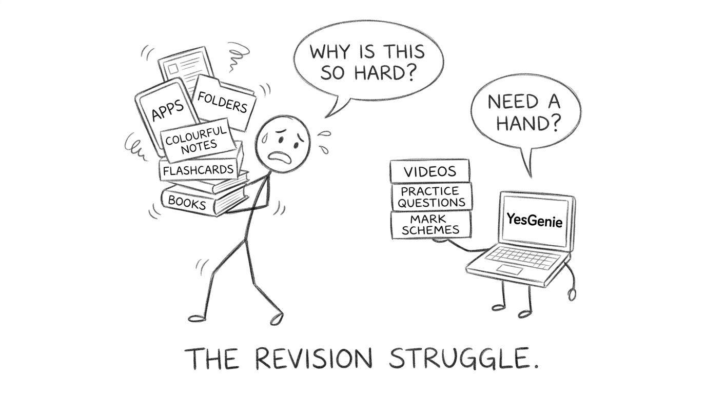 Too many resources, not enough marks