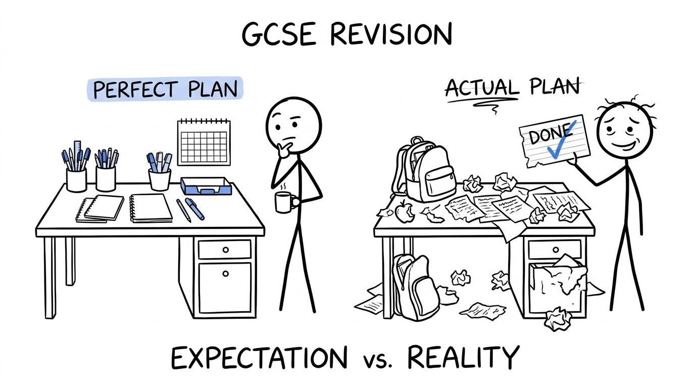 The imperfect completed revision plan defeating the beautiful plan that never started
