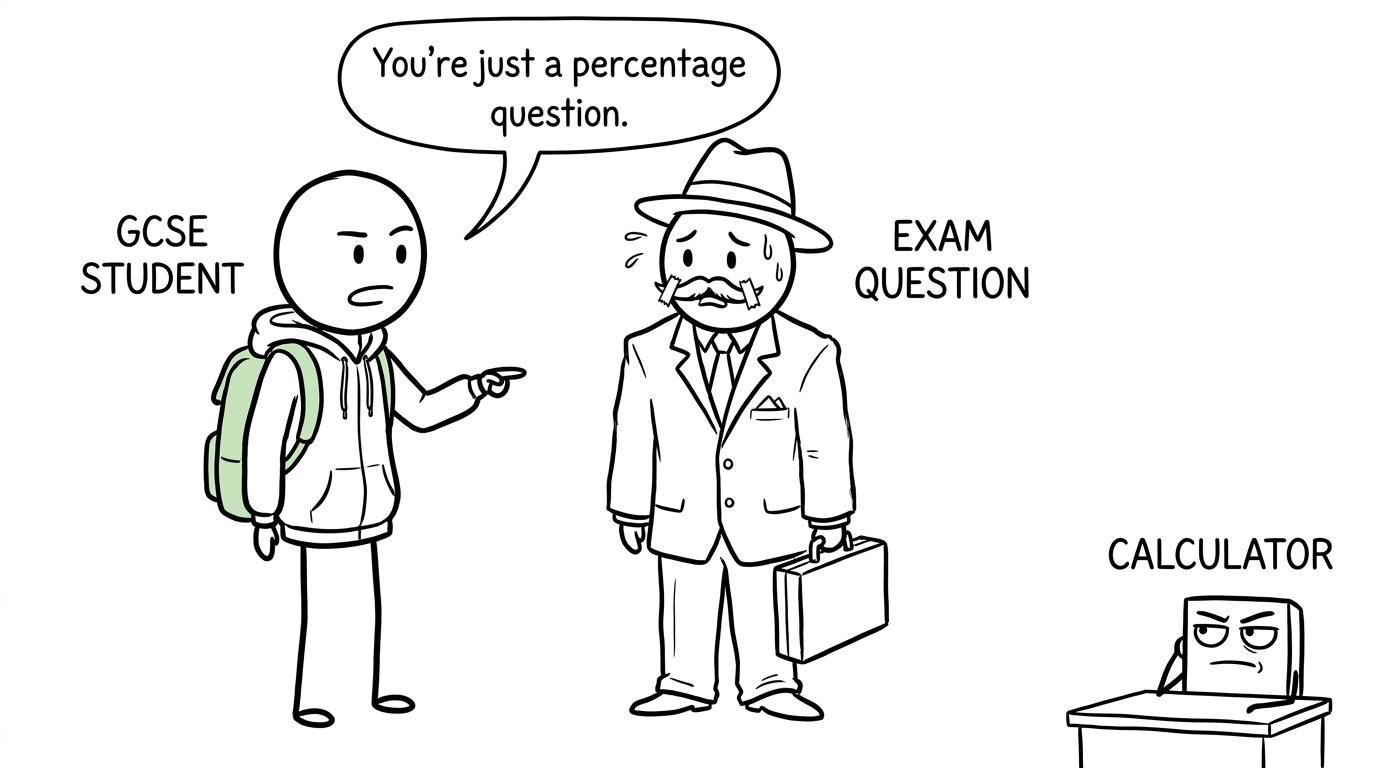 A business question is revealed to be a percentage question in disguise