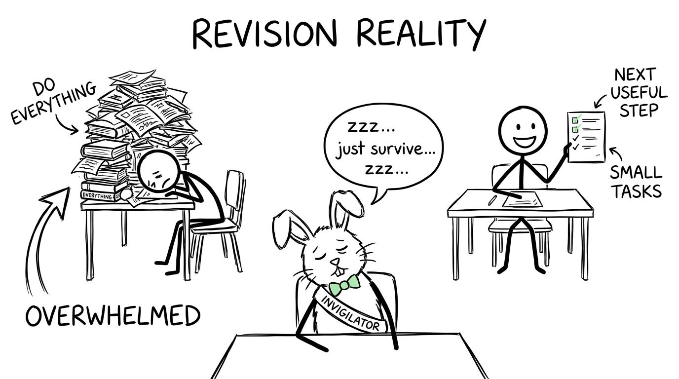 One student attempts everything while another chooses the next useful step