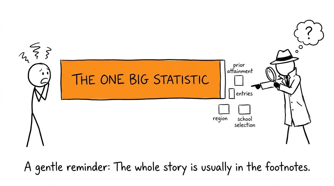 A chart detective notices the smaller factors hidden beside one enormous headline bar