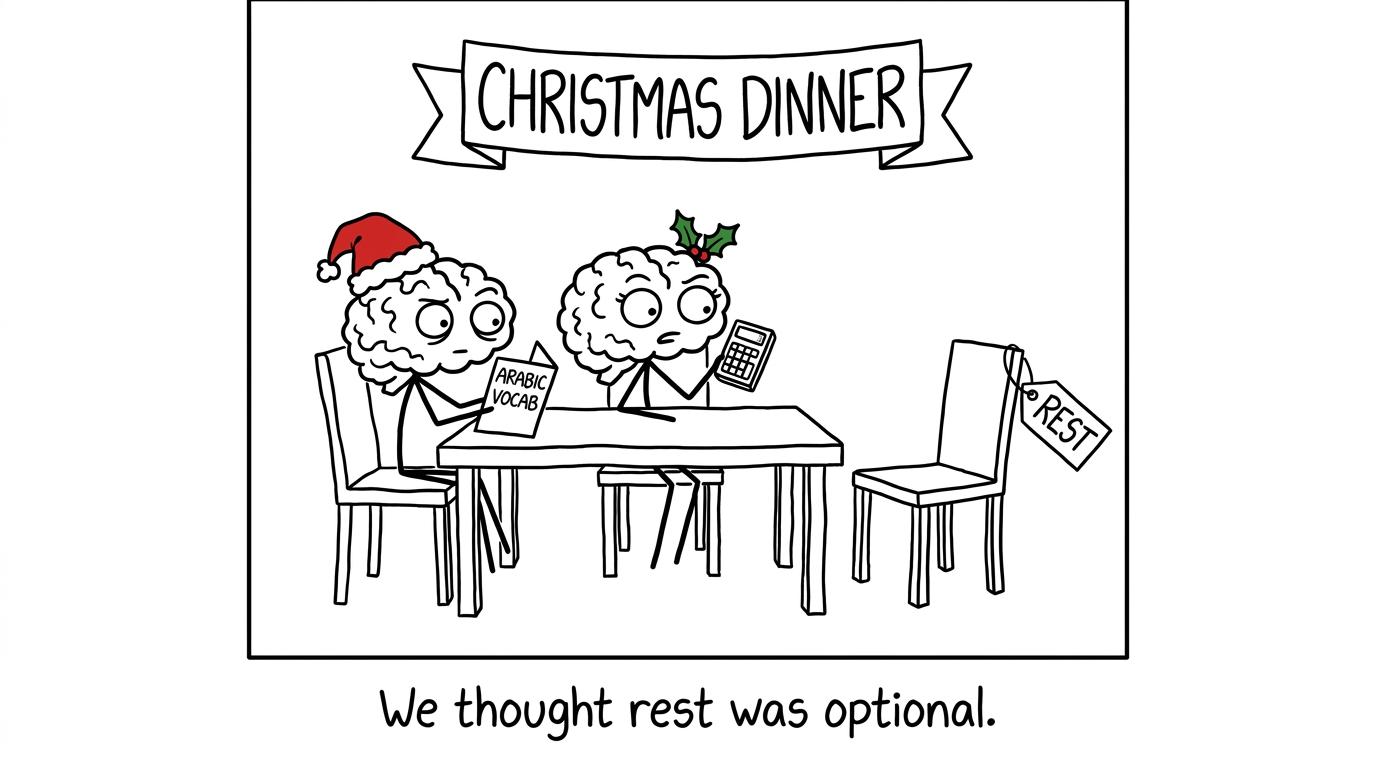 Brain cells discover that rest deserves a place beside vocabulary and calculator practice