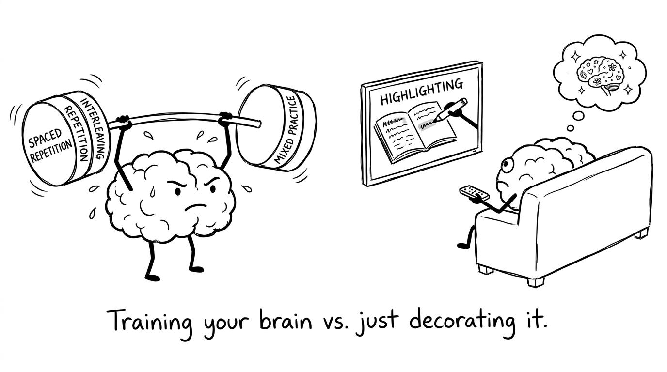 Training vs decorating your brain