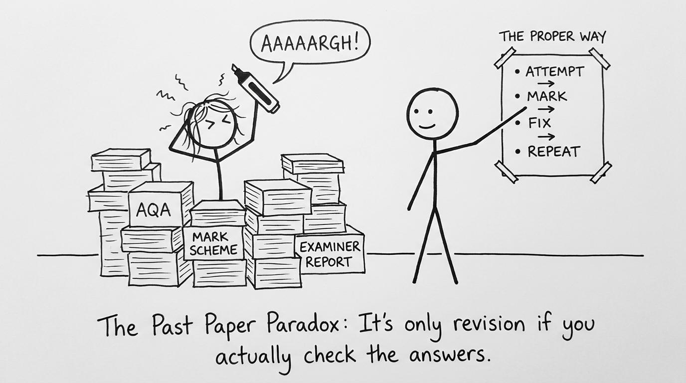 Stick figure past paper mountain